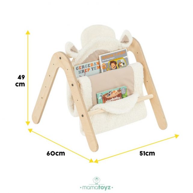 Gimybaby gym et bibliothèque - Naturel