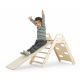 Piky set triangle pikler + toboggan / escalade - Naturel